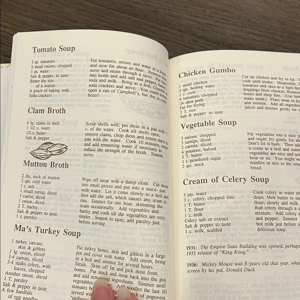 Vintage Cookbook Collection - Set of 5 unique celebrating adoption kids party
